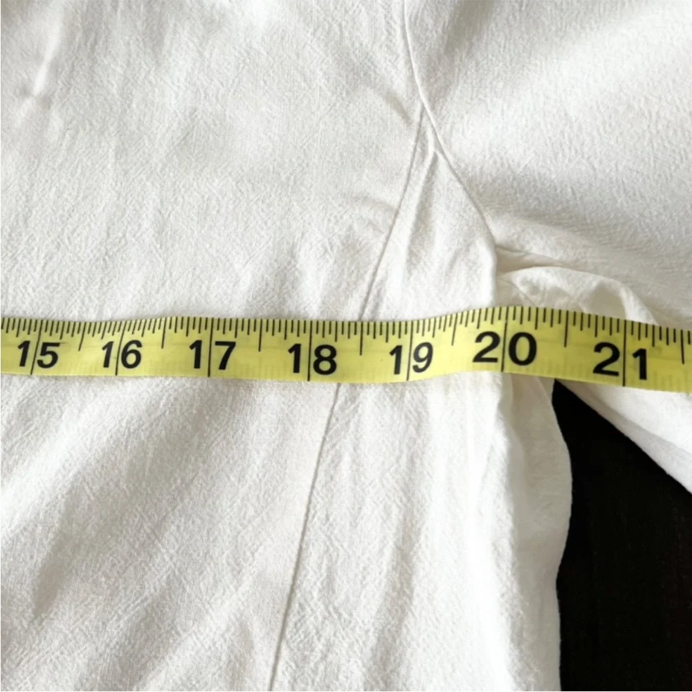 Free People Olivia Ivory Oversized Blazer Boho Relaxed Double Breasted S - Picture 5 of 9